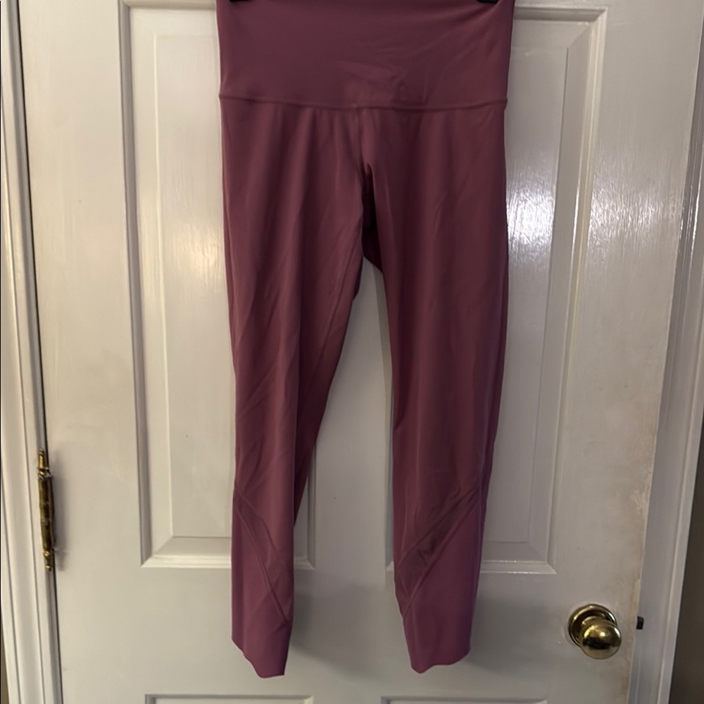 Mauve High-Waisted Leggings